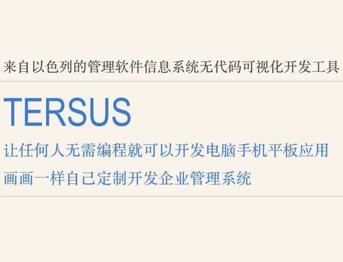 畫畫一樣開發軟件 Tersus讓任何人可以無代碼開發手機電腦軟件